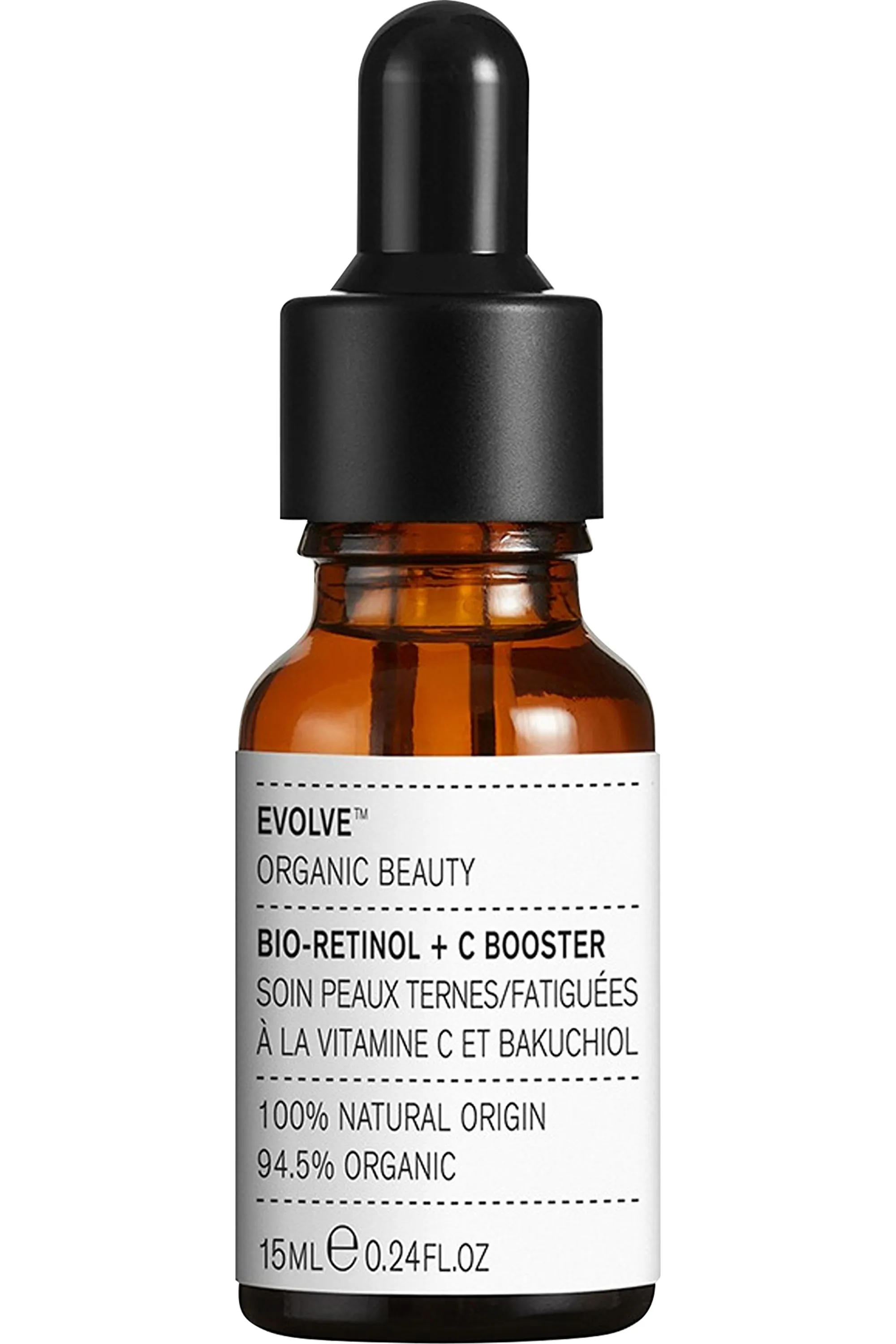 Evolve Beauty Huile visage éclat Bio-Retinol + C Booster-15 ml
