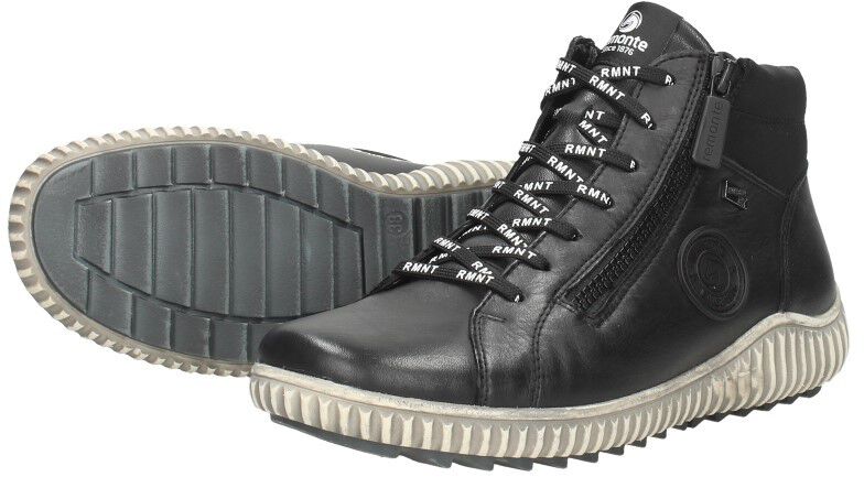 Remonte Veterschoenen Hoog zwart