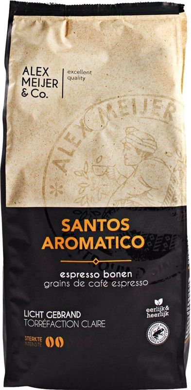 Alex Meijer - Espresso bonen - Santos - Medium - Zak 1 Kilo - Koffie