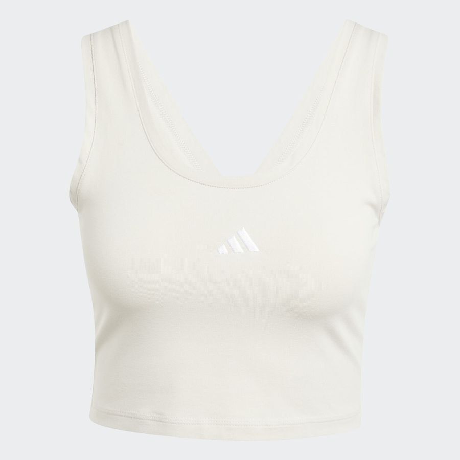 Adidas Essentials Small Logo Cotton Lifestyle Tank Top