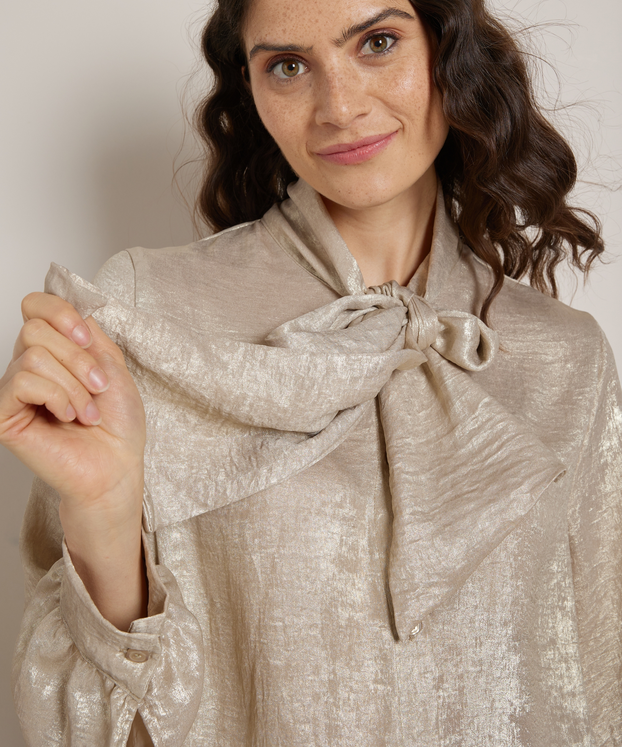 blouse met strik