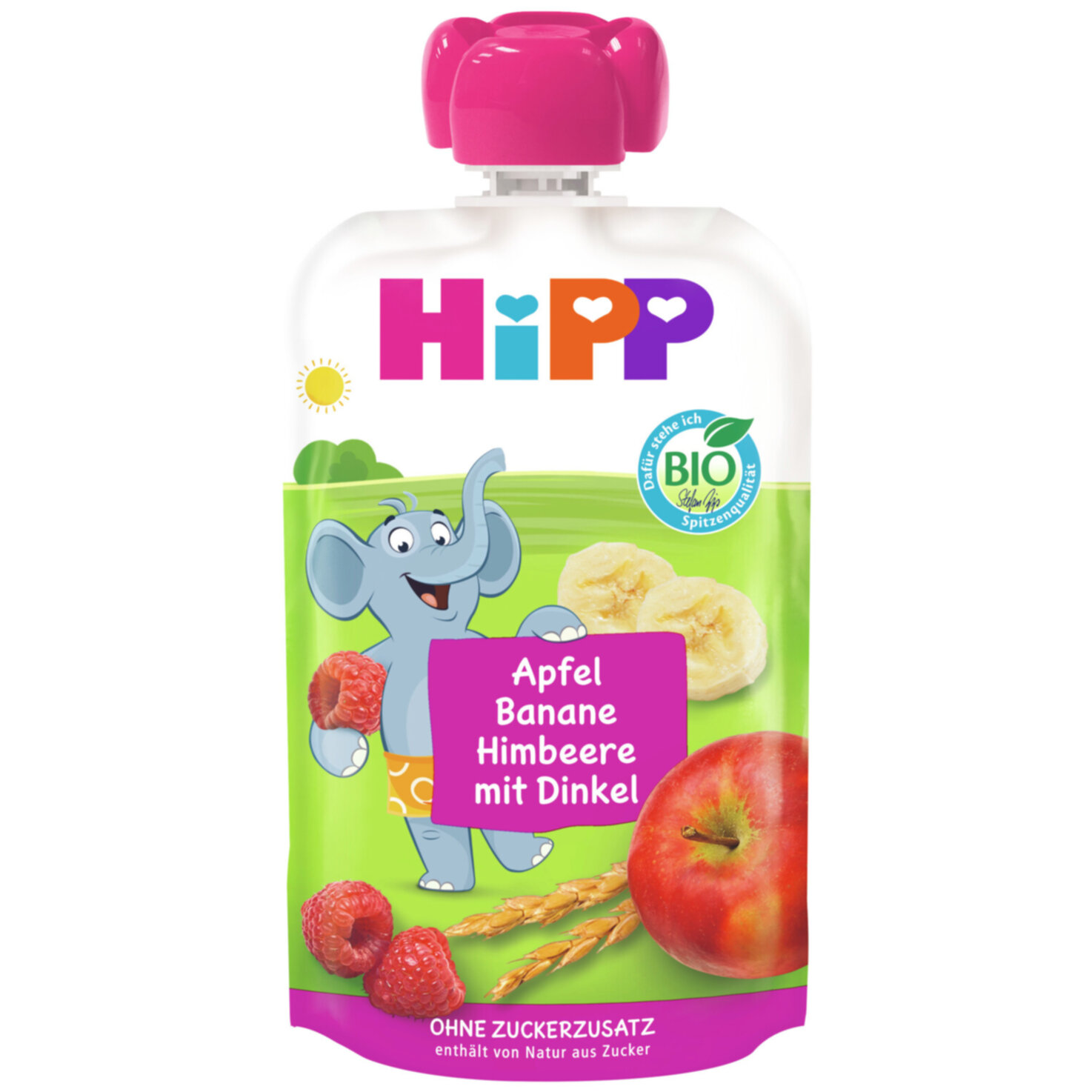 Hipp Apfel-Banane-Himbeere Vollkorn 12+ Monate