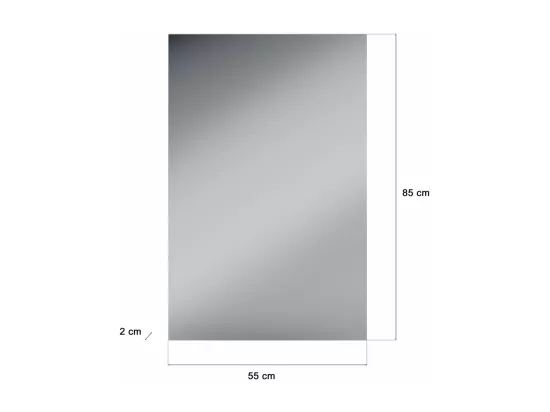 Ensemble de meuble d'entrée : Miroir + meuble à chaussures + meuble de rangement – Blanc laqué – KLEANKIN