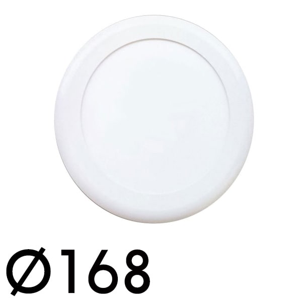 Plafonnier LED 12V 5W Ø168mm 250LM blanc