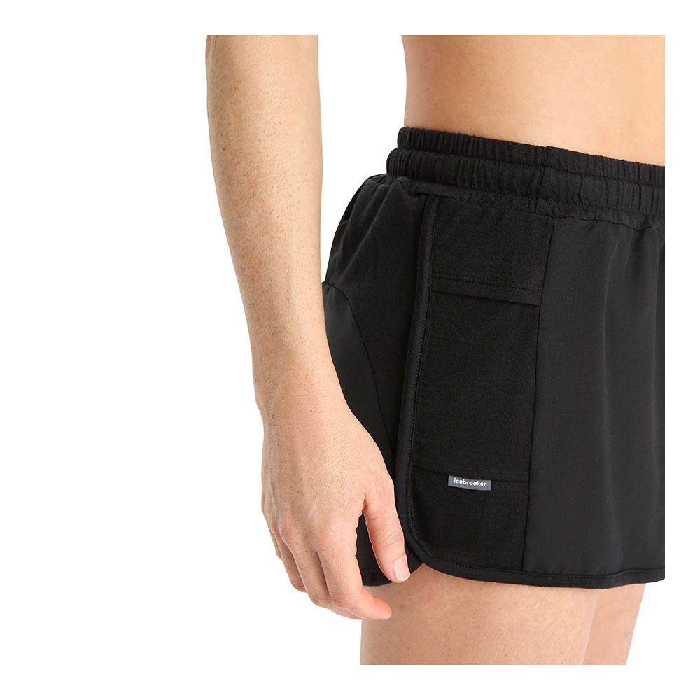 Icebreaker ZONEKNIT - Short Femme black