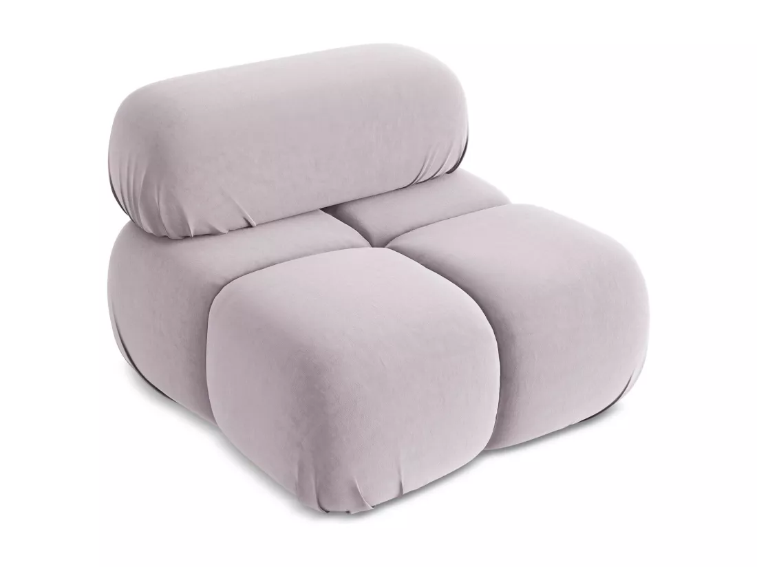Fauteuil en Samt - lavande - LOKUA