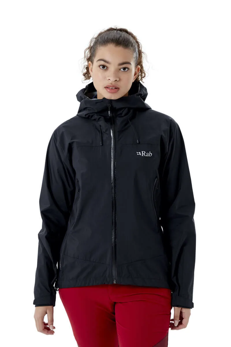 Rab Women's Downpour Plus 2.0 Jacket Black