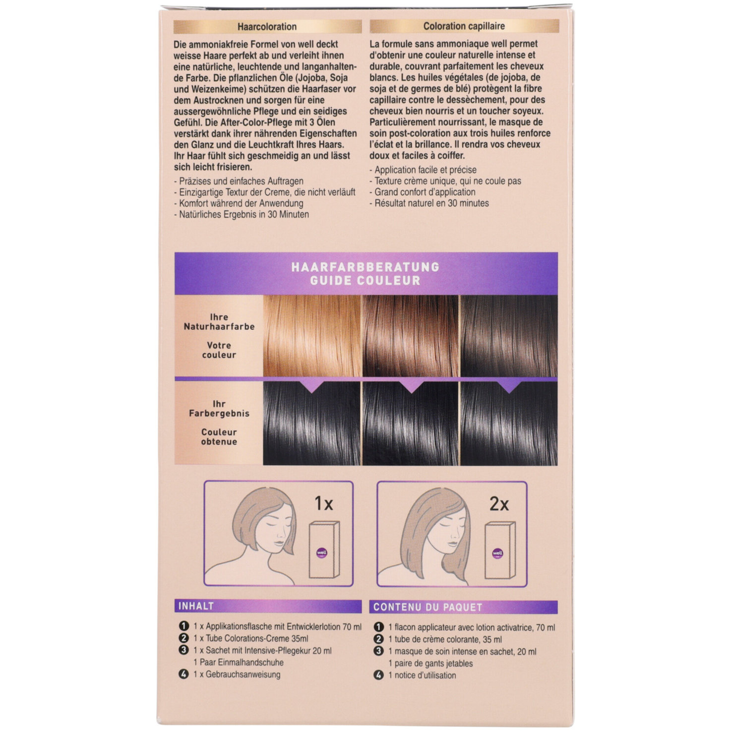 well Coloration Haarfärbung Schwarz