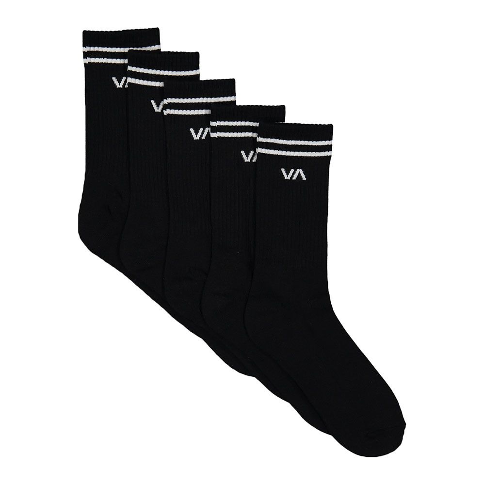 Rvca UNION - Chaussettes x5 Homme black