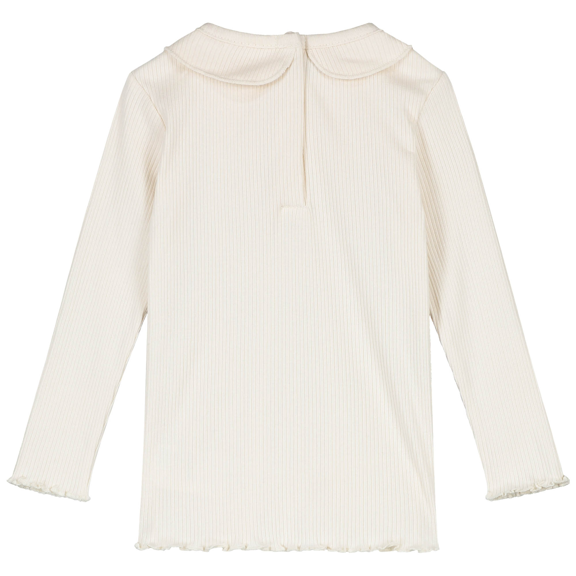 Prénatal peuter shirt lange mouwen effen wit