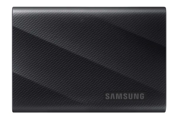 Samsung T9 MU-PG4T0B - SSD - krypteret - 4 TB - ekstern (bærbar) - USB 3.2 Gen 2x2 (USB-C stikforbindelse) - 256-bit AES - sort
