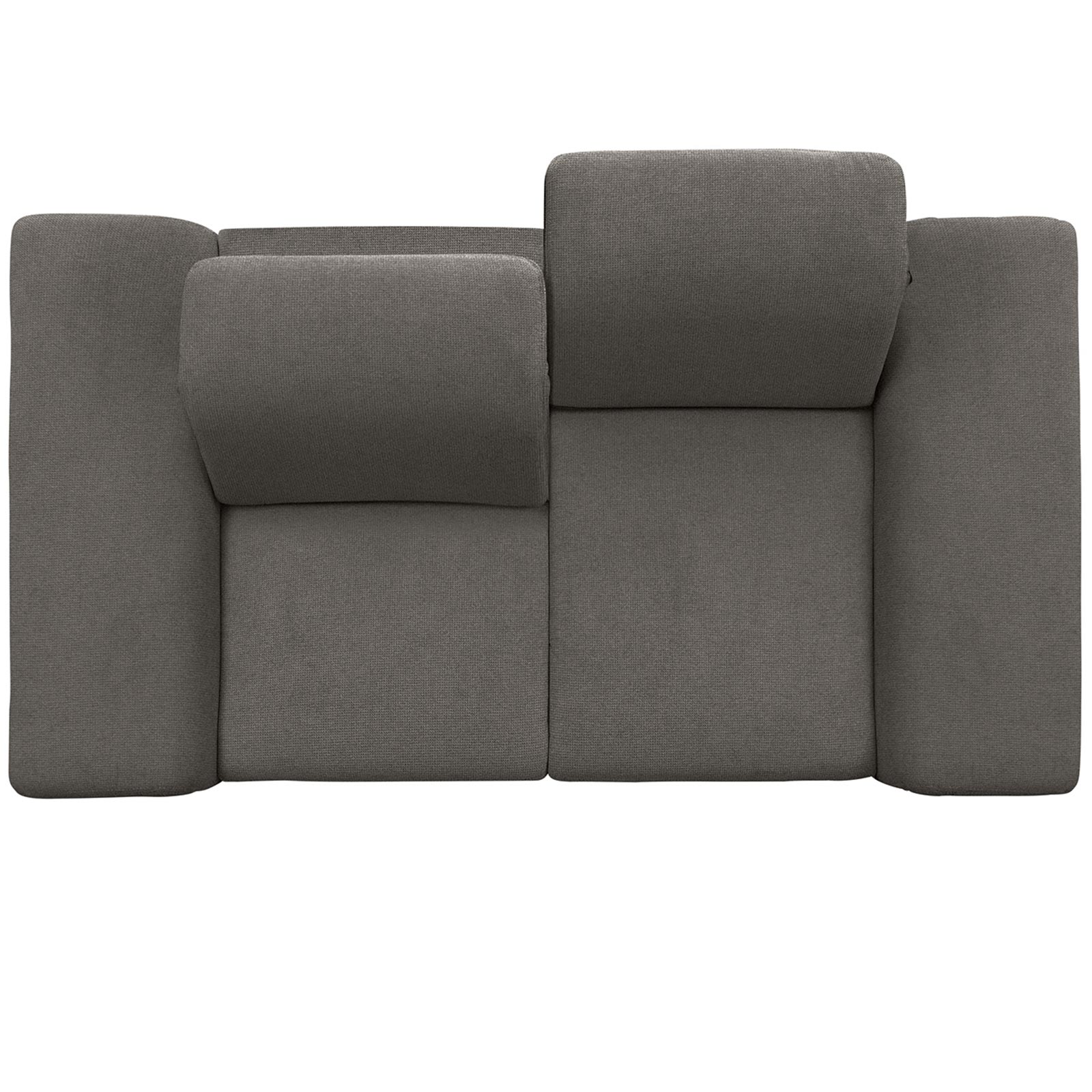 polsterpower 2,5-Sitzer Boxspringsofa - Belle grey - Basismodell