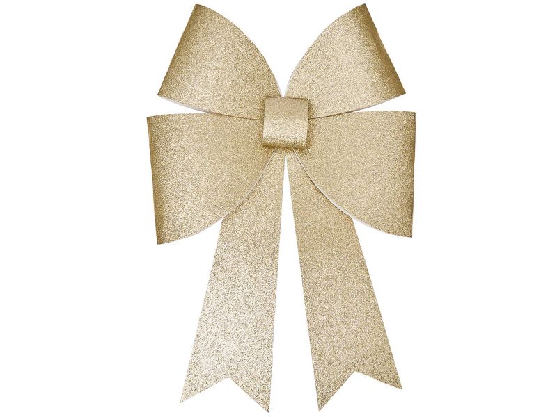 Rico Design Bastelset Glitter-Schleife Gold Bastelset für eine XL-Schleife