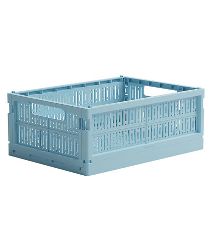 Made Crate Klappbox - Midi - 33x24x13 cm - Kristall Blue
