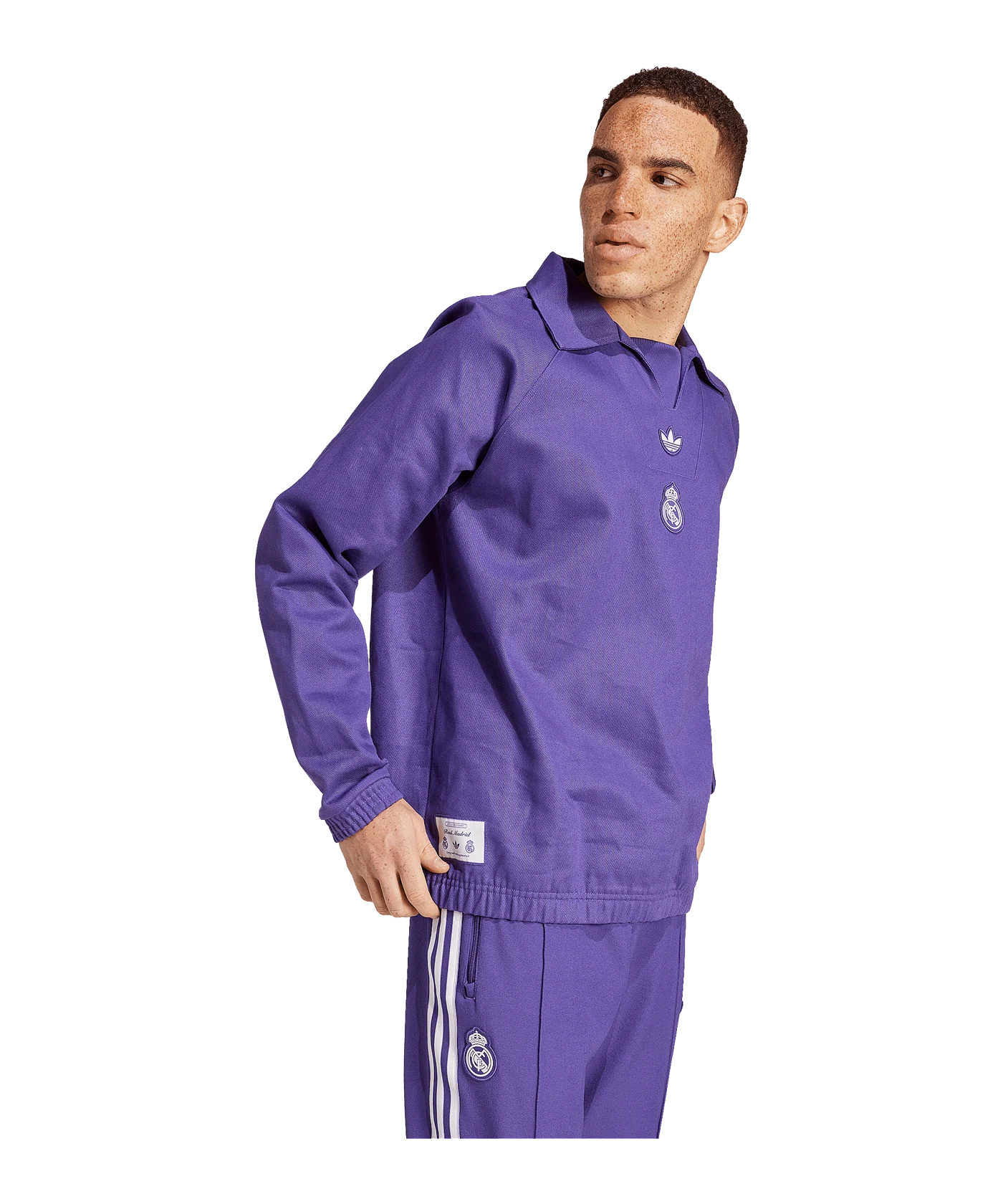 adidas Real Madrid Terrace Icon Sweatshirt Lila