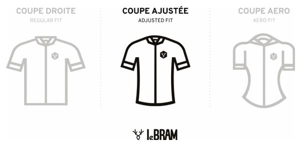 Maillot Manches Courtes LeBram Luz Ardiden Bleu Pelforth Coupe Ajustée