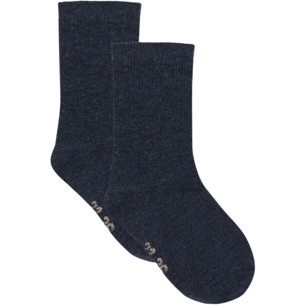 Køb Minymo Blue Nights Melange Perfect Basic Strømper (2-Pack)