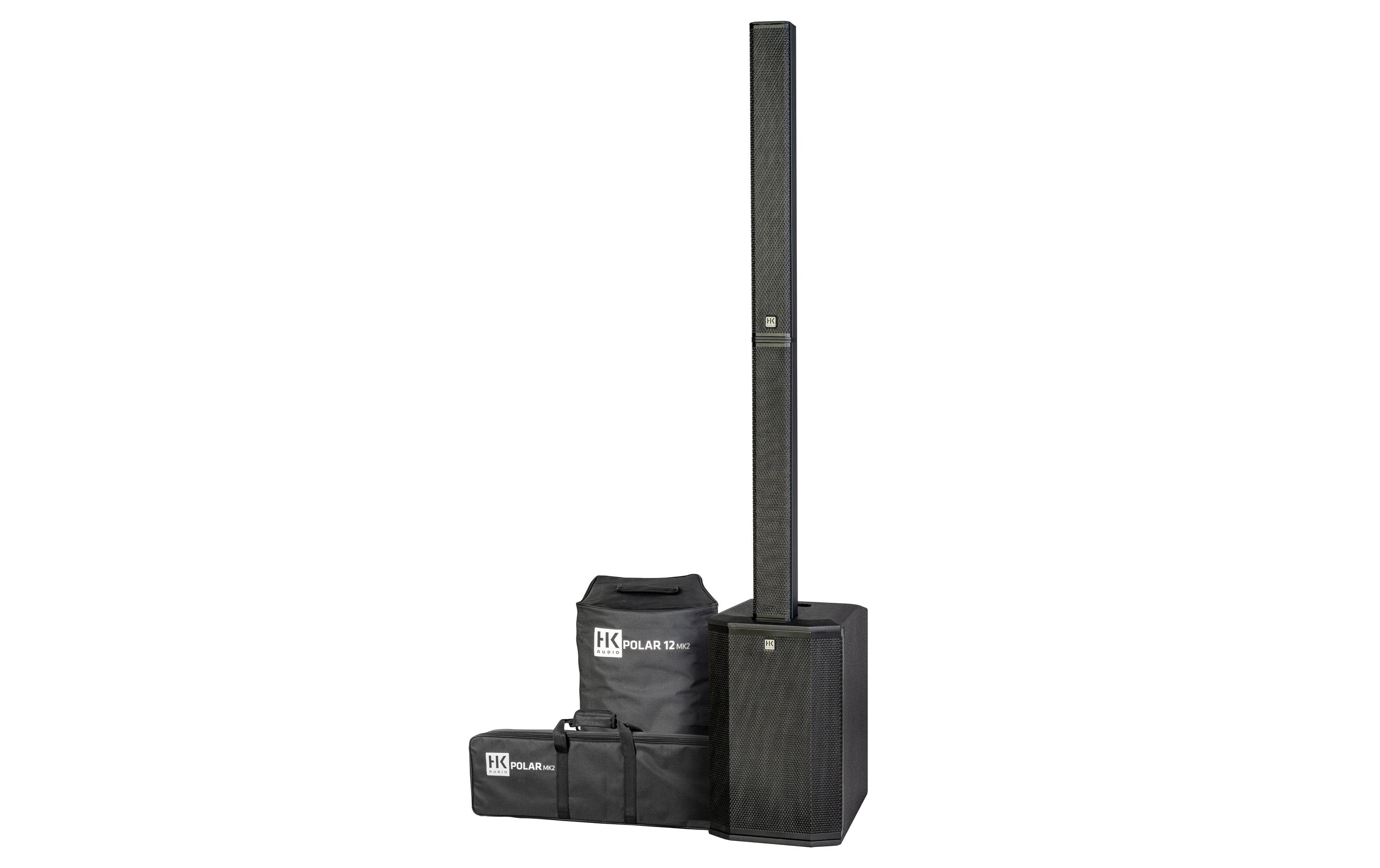 PA-System Polar 12 MK2, Schwarz<br>High-performance active column PA system