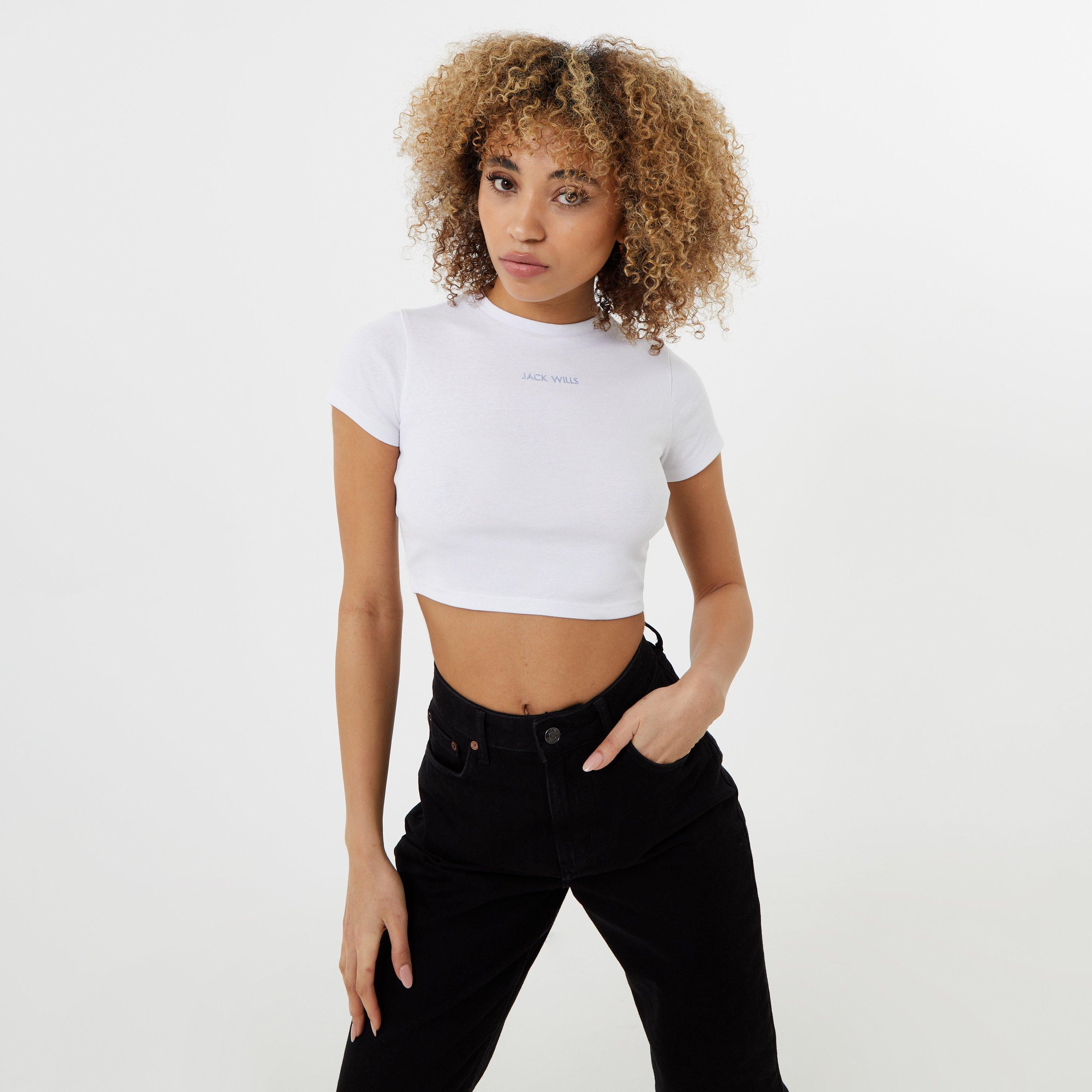 Jack Wills JW Cropped Baby Tee