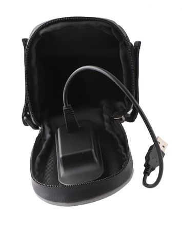 LED BAG Satteltasche mit integriertem Rücklicht  schwarz  0.8L