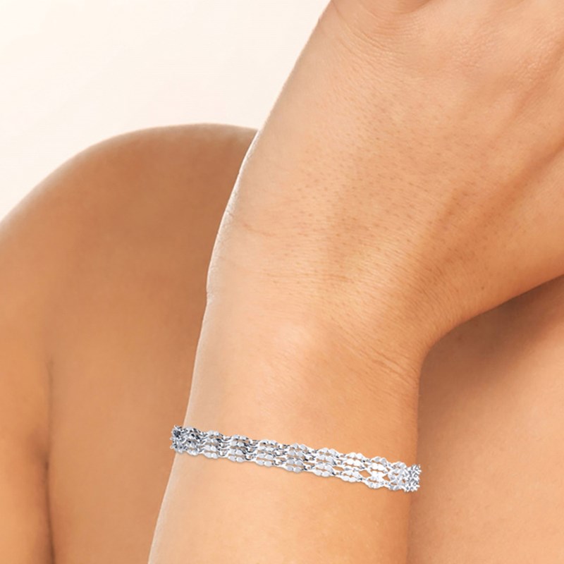 Bracelet Femme - Argent 925 - Longueur : 18 cm