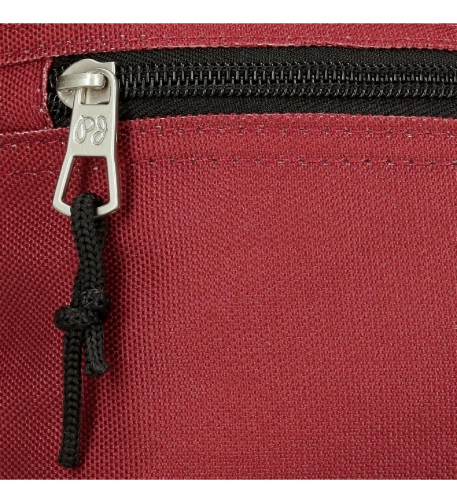 Estojo Pepe Jeans com três compartimentos 6334328 vermelho