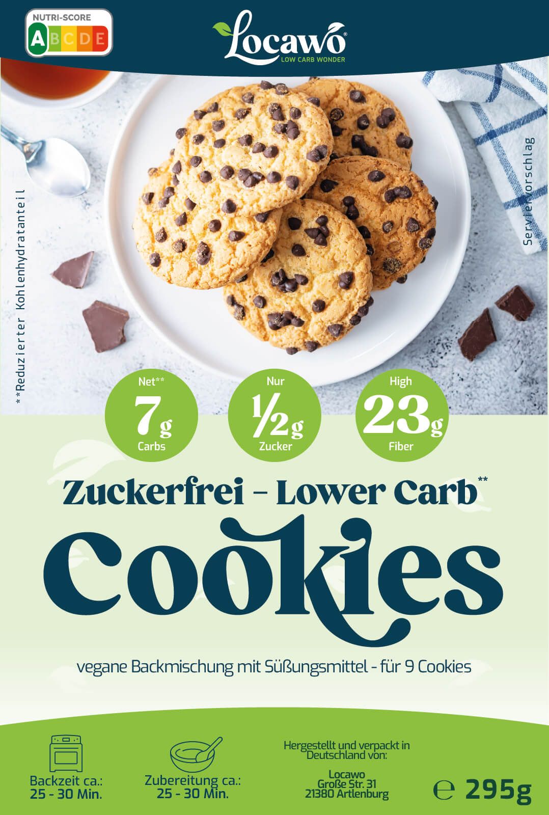 Locawo Low Carb & zuckerfrei Cookies