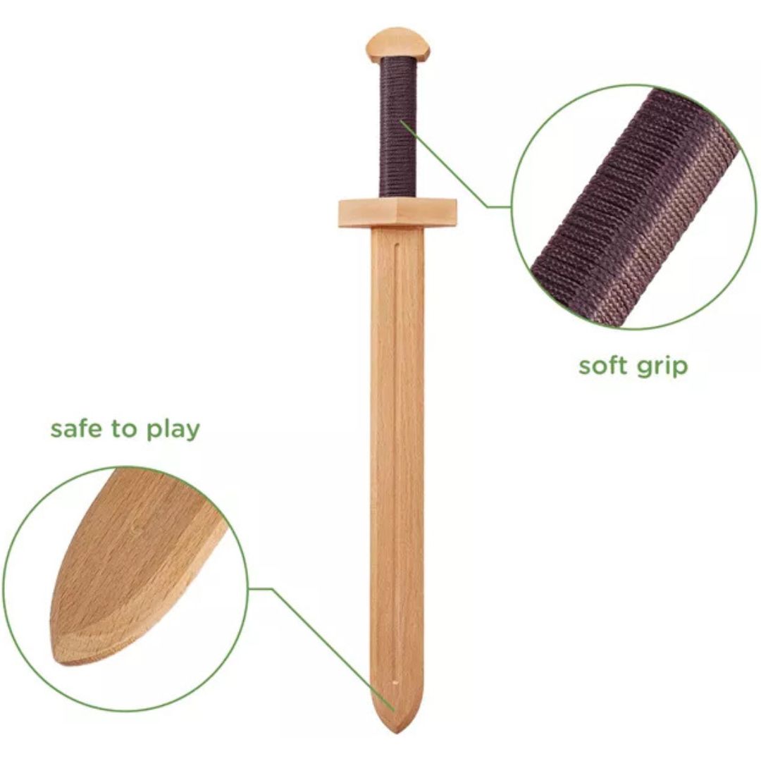 Woodsy zwaard met schild - 44,5 cm