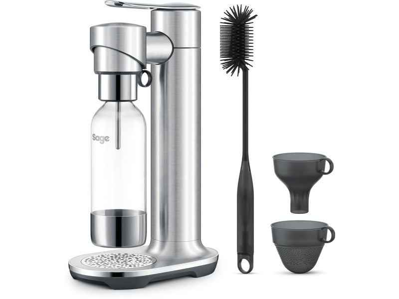 Sage Wassersprudler the InFizz Fusion Brushed Stainless Ste Karbonisator