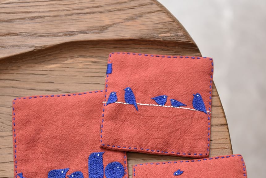 Embroidery Kingdom - Vogelbuidel DIY borduurset / borduurring / set (verschillende ontwerpen)