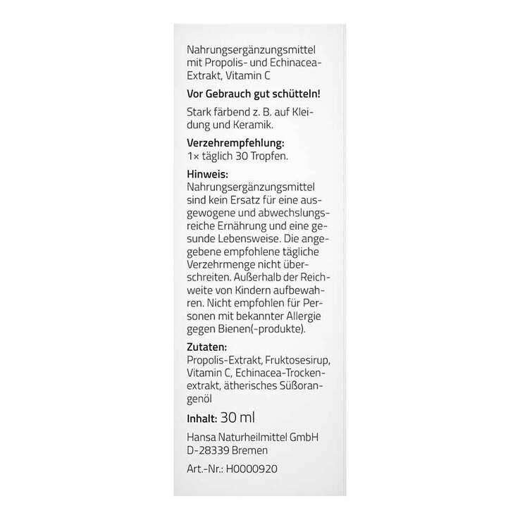 Beecraft Propolis Tropfen 55% plus Echinacea, 30 ml