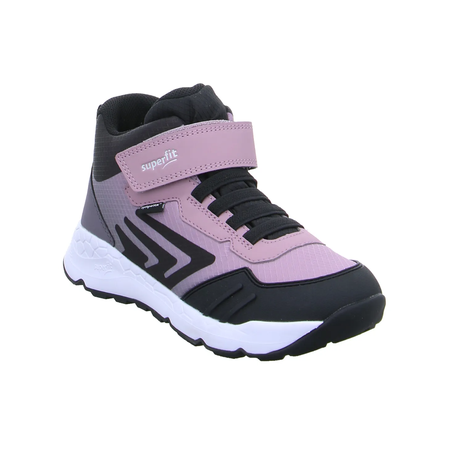 SUPERFIT Mädchen-Halbschuh Klett Rosa Textil  Sneaker Outdoor