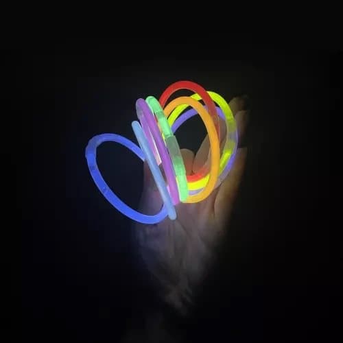 Neon Glowstick Selvlysende Lightsticks Armbånd 100stk
