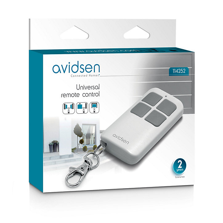 Télécommande universelle pour motorisation de portail et porte de garage Avidsen