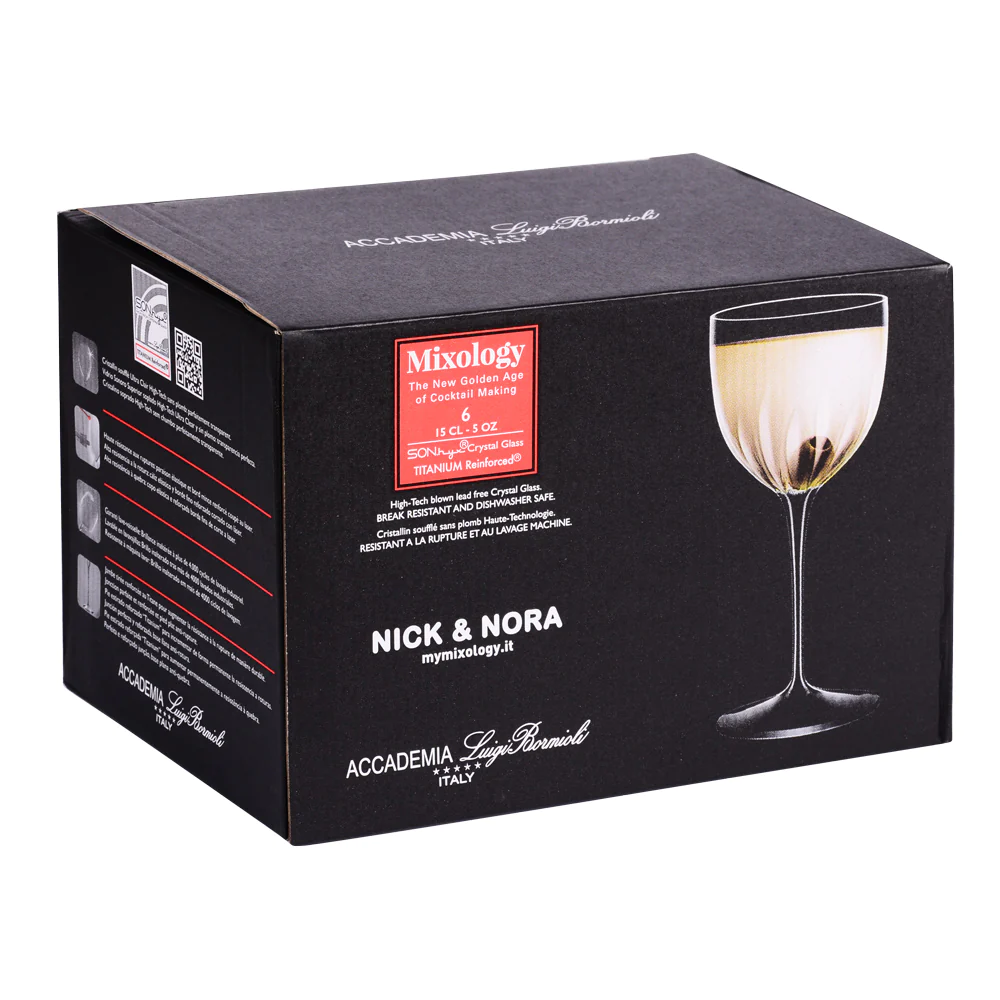 Verre à pied Nick et Nora 15 cl (lot de 6) Bormioli Luigi