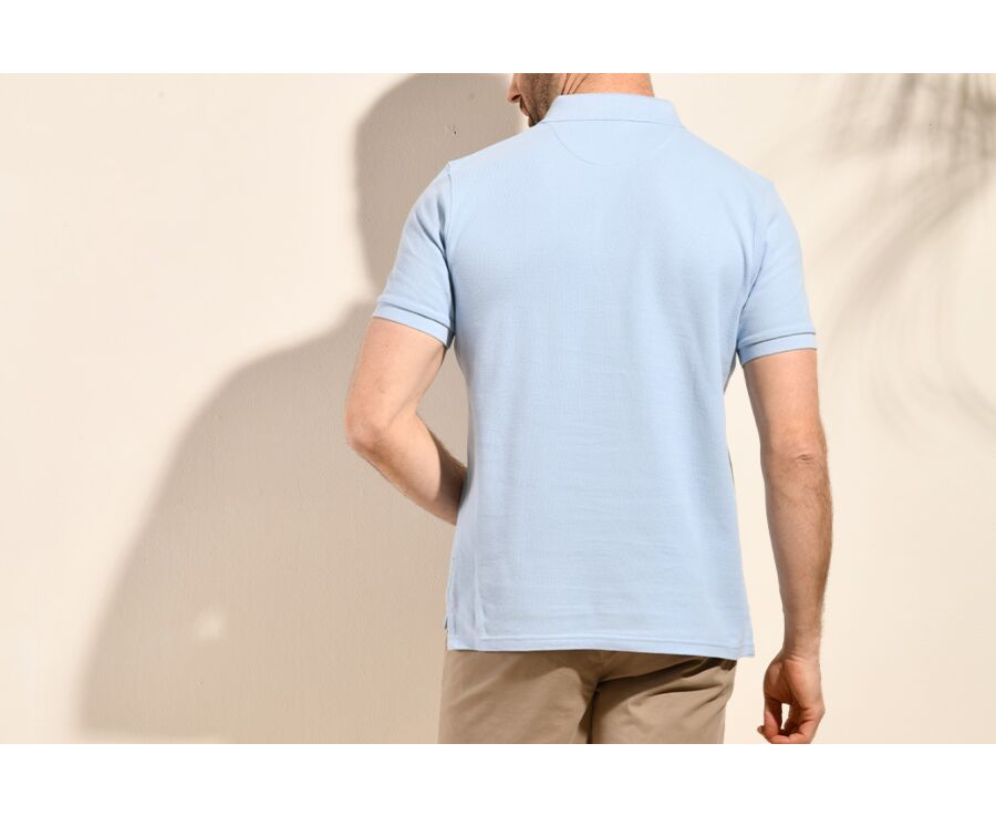 Polo Bleu Ciel homme - ANDY II