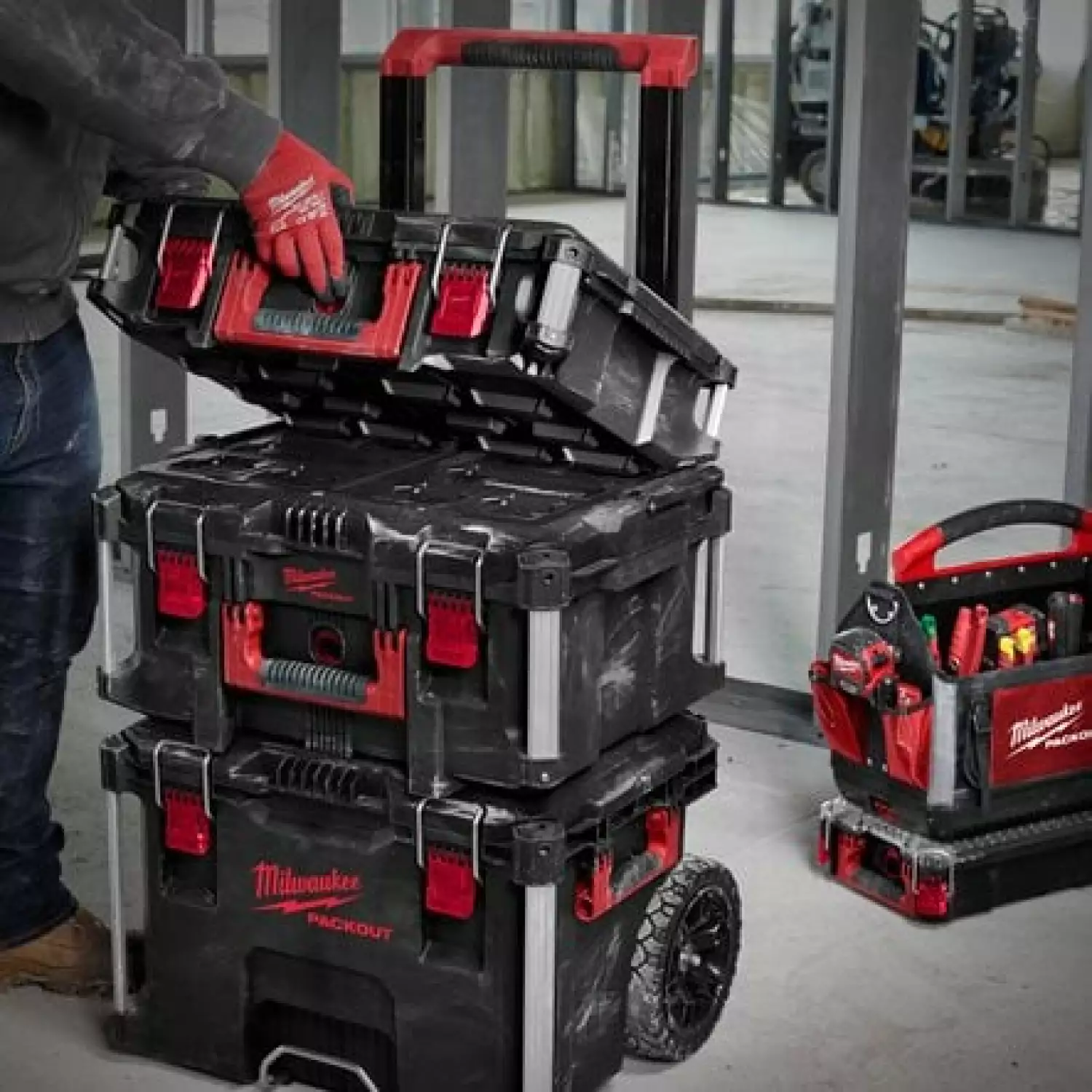 Milwaukee 4932464080 Packout 3 Opbergkoffer