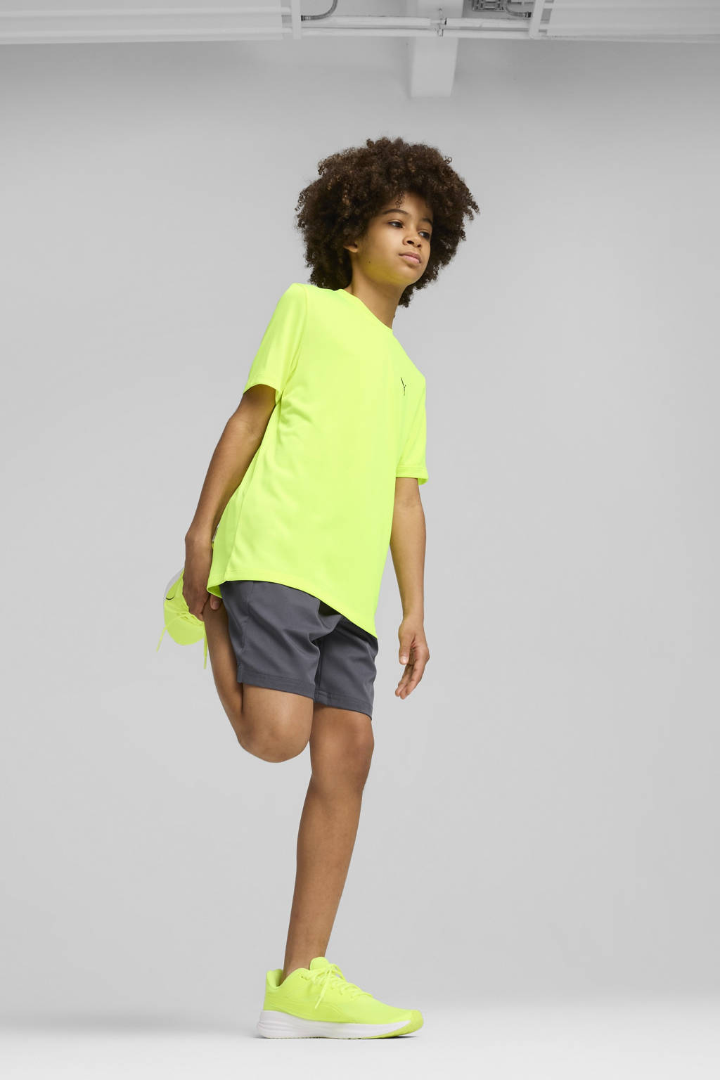 Puma sportshort Tad Essential grijs