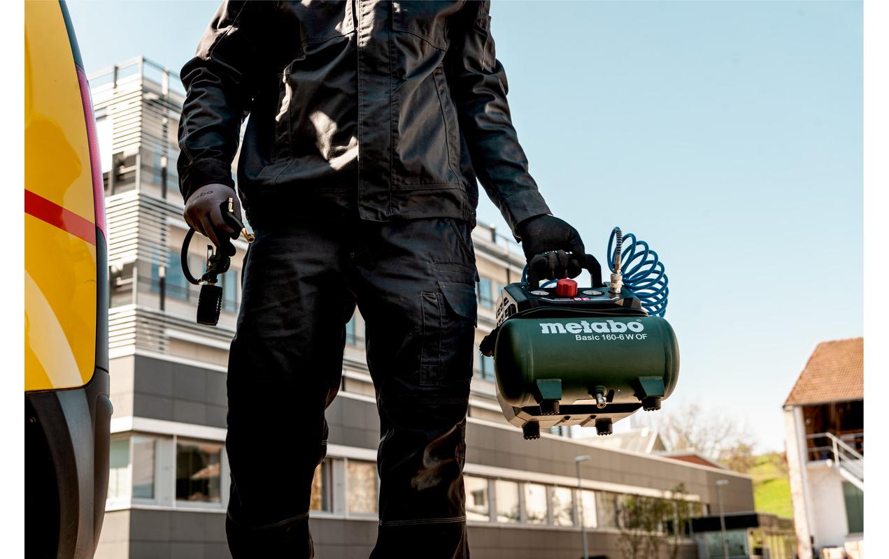 Kompressor BASIC 160-6 W OF<br>Handlicher 6-Liter-Kompressor mit leistungsstarkem Motor