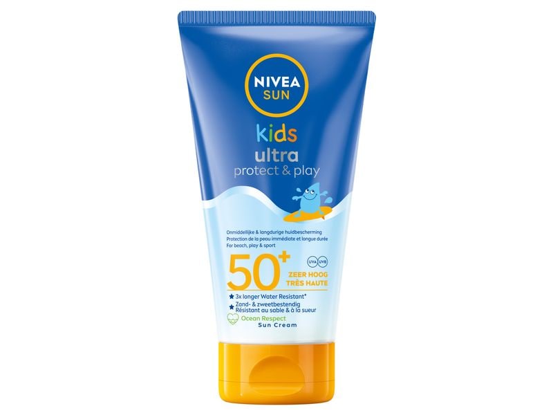 NIVEA SUN Sonnenlotion Kids Protect and Play LSF 50  150 ml Kindersonnenschutz mit Dexpanthenol unterstützt die Hautbarriere und reduziert das Risiko sonnenbedingter Hautallergien