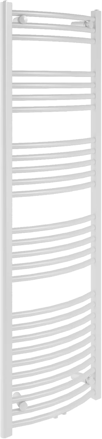 Designheizkörper Bari weiß gebogen 160 x 60 cm BadHeizkörper Handtuchtrockner Bad-Heizkörper Handtuchheizkörper Handtuchwärmer