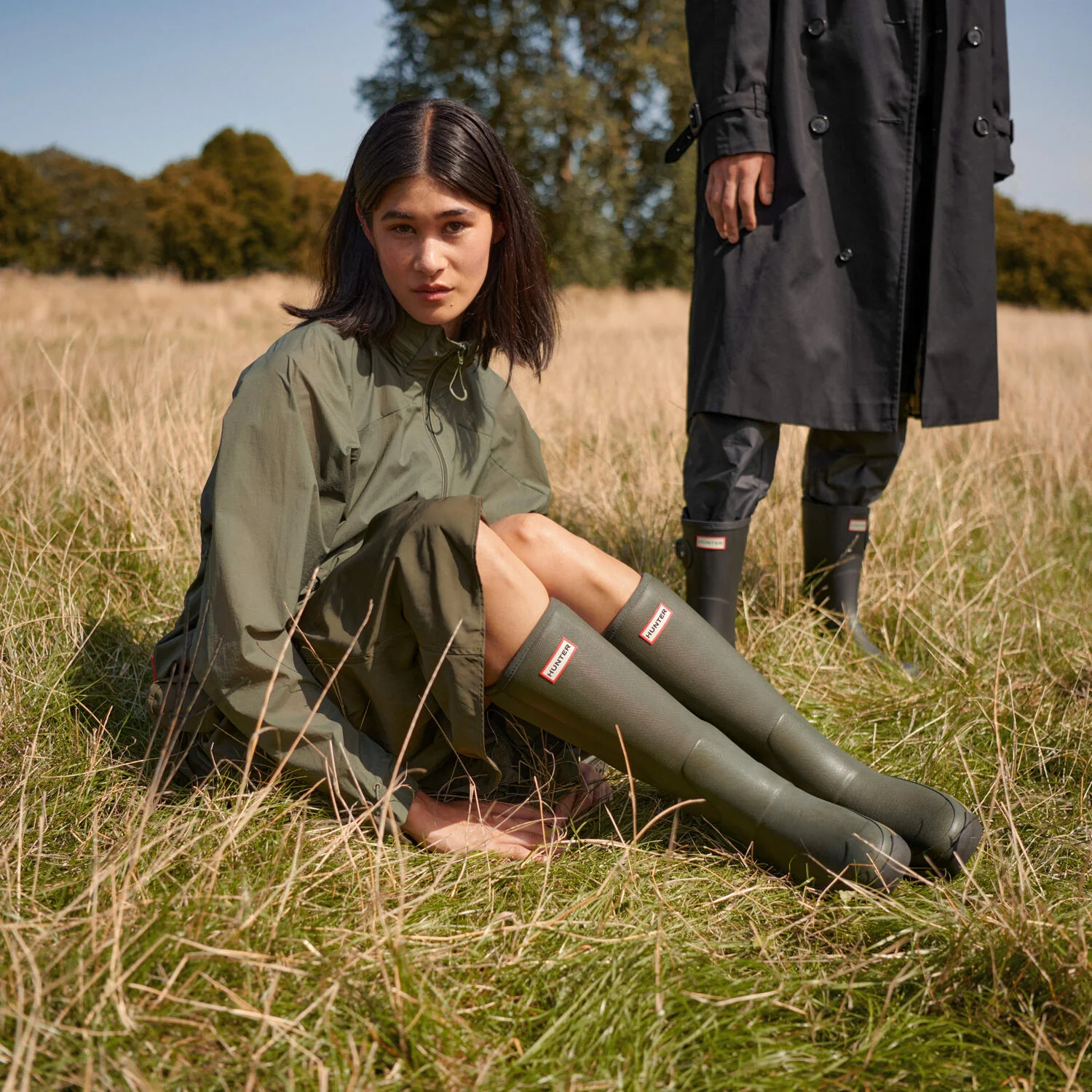 Hunter  Original Tall gummistøvle - Hunter Green