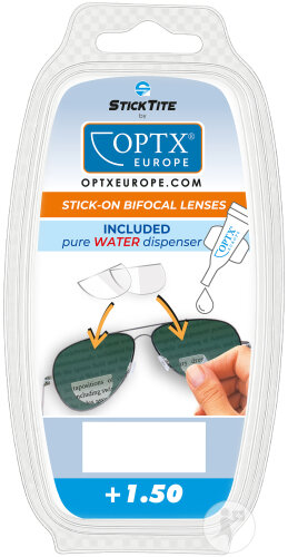 StickTite Instant Reading Lenses +1,50 2 Pièces