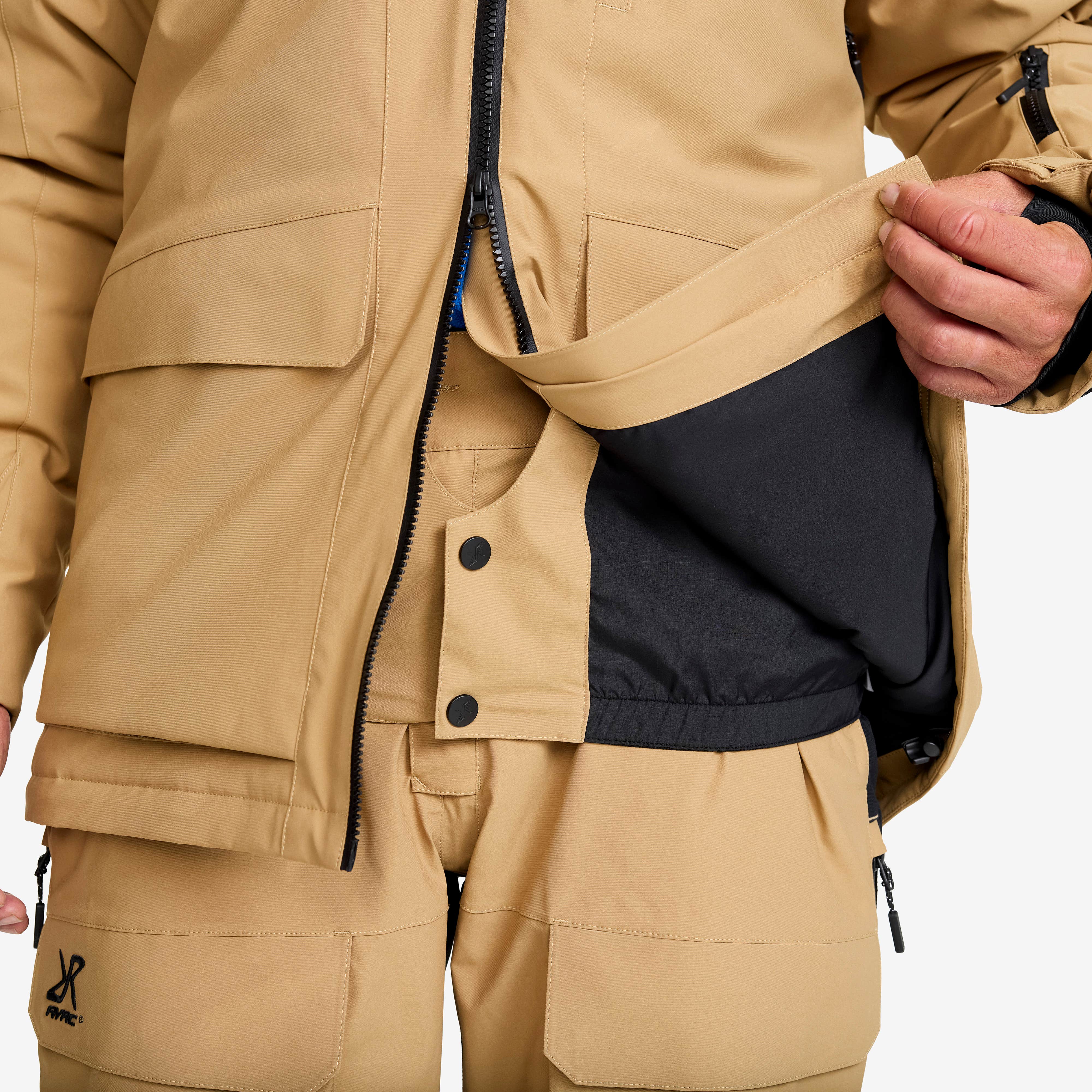 Halo 2L Insulated Ski Jacket Herre Kelp Beige