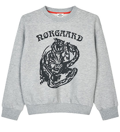 Mads Nørgaard Sweatshirt - Sonar - Hellgrau-Meliert