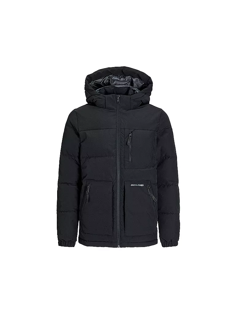 JACK & JONES Jungen Steppjacke  JJEOTTO  schwarz