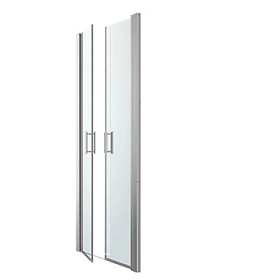Porte de douche battante GoodHome Beloya transparente 80 cm