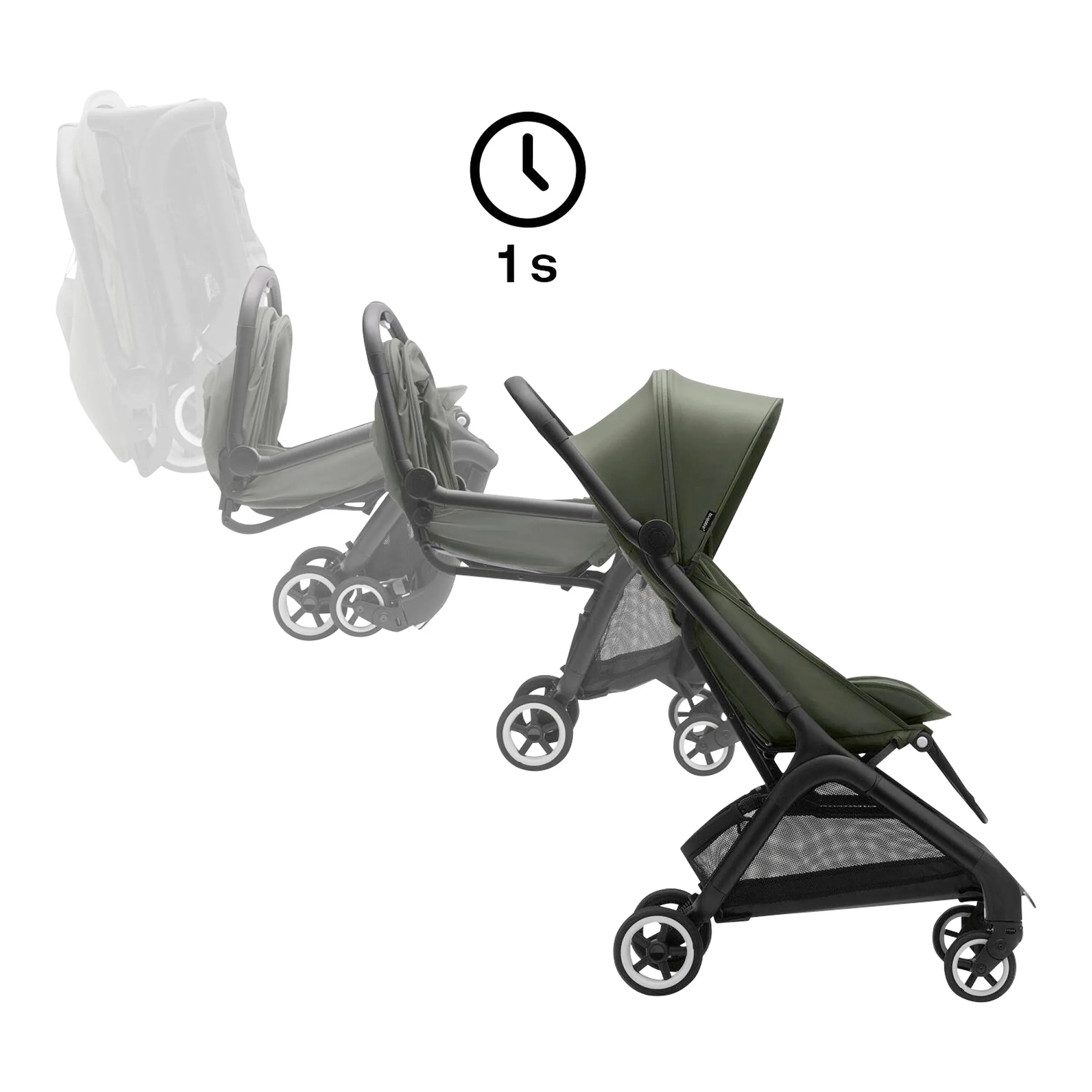 Bugaboo Buggy Butterfly black / forest green