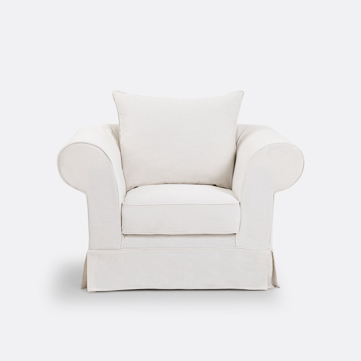LA REDOUTE INTERIEURS<br>Poltrona em linho grosso, excelente conforto, Adelia