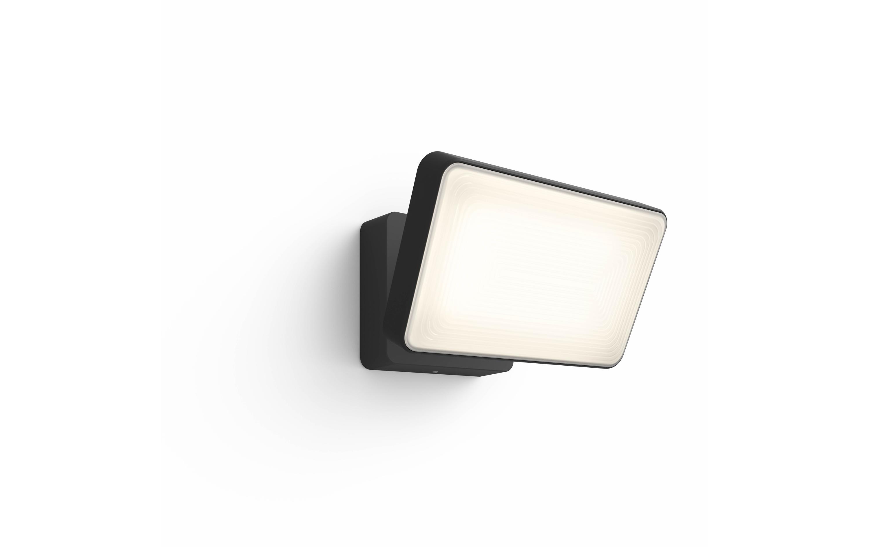 Aussenstrahler White Outdoor Welcome Flutlicht Schwarz<br>Flutlicht